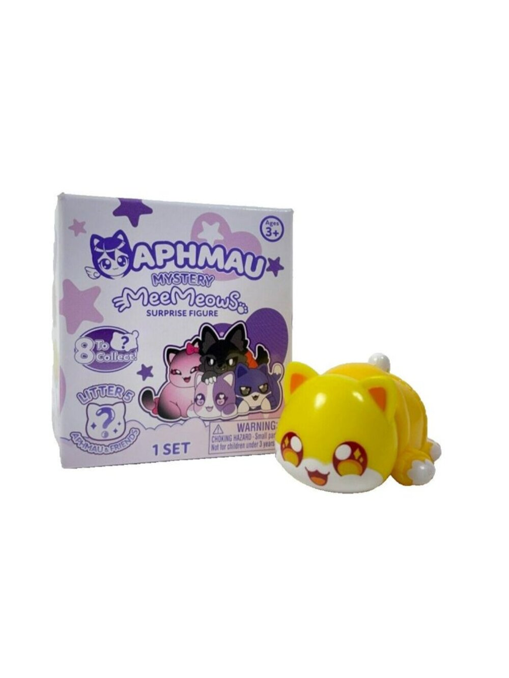 APHMAU MeeMeows 2.5" Mini Figure NOI CAT Yellow Litter 5 2024